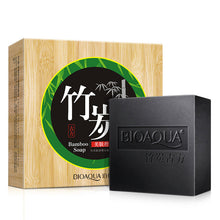 Facial Clean Soap Bamboo Charcoal Essential Oil Acne Treatment