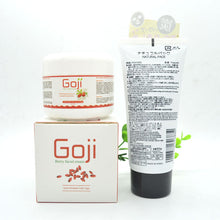 2pcs Original goji facial cream face Whitening skin care +Original DAISO JAPAN Deep Cleaning Skin Charcoal Peel Off Mask