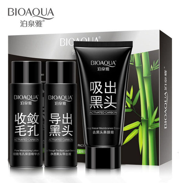 3pcs  Facial Black Head Remover; Mask Skin Care Deep Cleansing Suction Face Blackhead And Acne Treatment