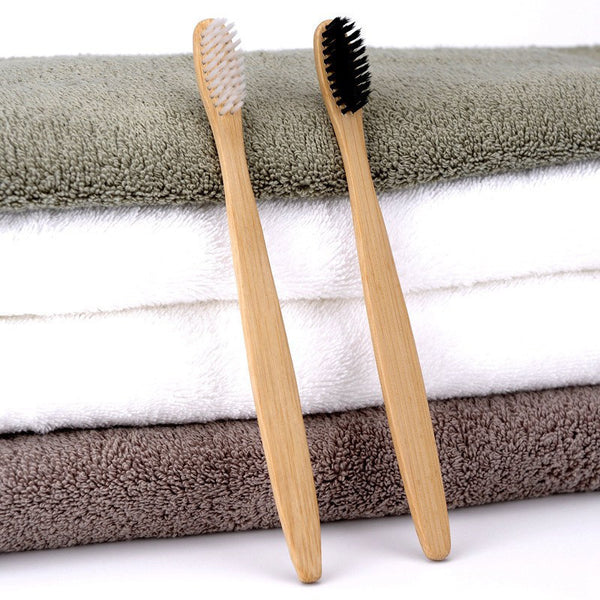 Eco-friendly Bamboo Charcoal Toothbrush Soft Fine Bristles
