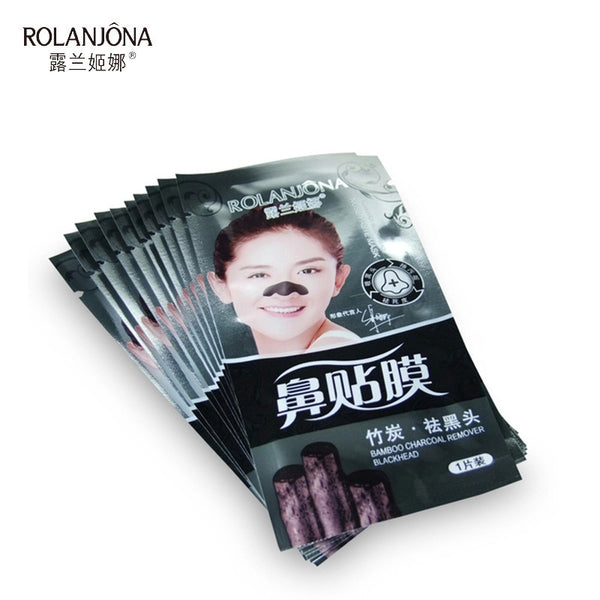 bamboo charcoal mask nose pad remove blackhead - deep cleansing face masks