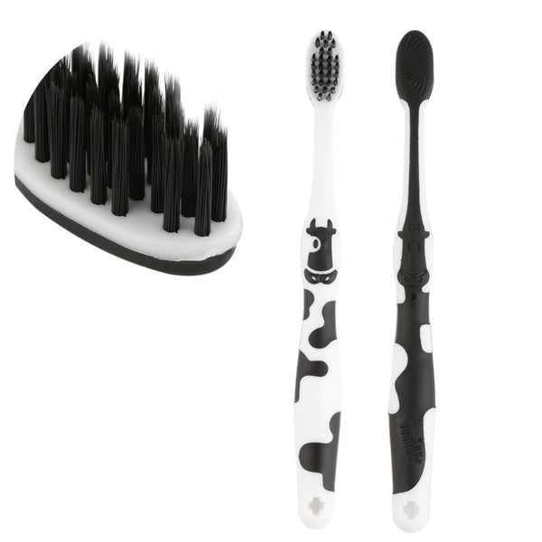 Kids Cute Cow Bamboo Charcoal Soft Toothbrush
