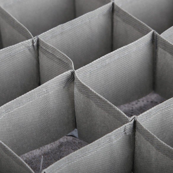 3In1 Bamboo Charcoal Non-woven Fabrics Folding Home Storage Box with Cover
