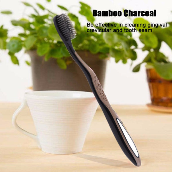 Super Soft Bamboo Charcoal Toothbrush 1pcs Non-Antibacterial Dental Oral Clean Care Health Charcoal Toothbrush
