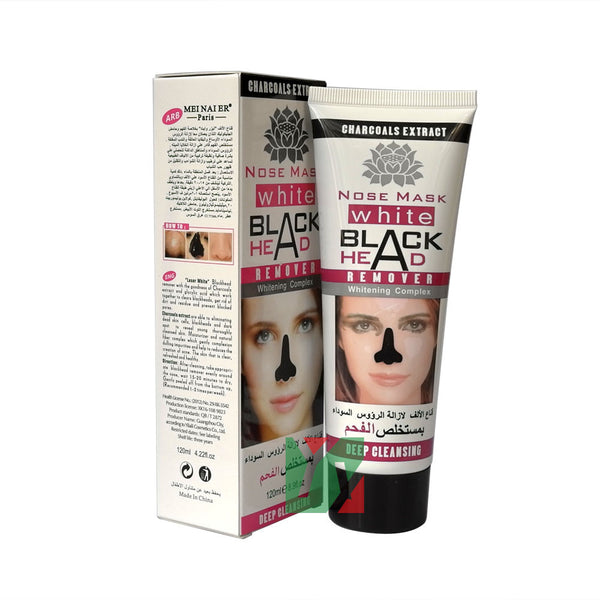 charcoals extract white nose mask remove black head deep cleansing 120ml/pcs