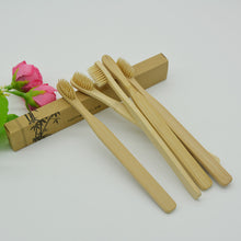 20 pcs green biodegradable bamboo handle toothbrush