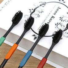 4PCS Bamboo Charcoal Nano Toothbrush Ultra Soft Toothbrush